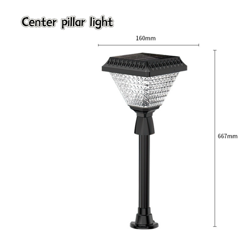 Eco-Friendly Solar Courtyard Lights Easy Installation, Long Lasting Performance #10-50