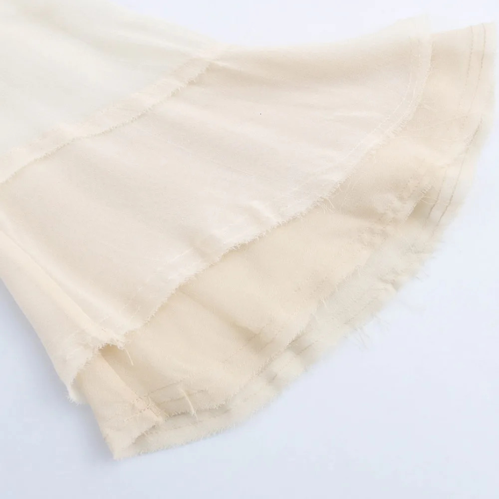 ZBZA Womens Lace Ruffle Shirt Loose Ship Neck Collar Sleeve Solid Single breasted Short SpringSummer Fashion Top 250407