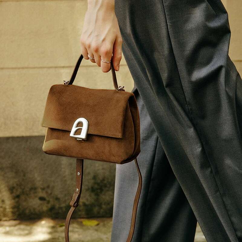 Original For Women Handbags Suede Designer Bag Shoulder Crossbody Autumn And Winter Bags