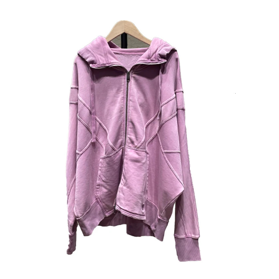 NIGO LP Womens Spring and Autumn Fashion Zipper Solid Color Cotton Long Sleeve Hooded Sweatshirt #nigo61258 250403