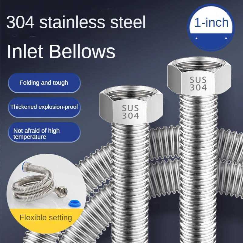 1 Inch 304 Stainless Steel Bellows High Pressure Explosion-proof Hose DN25 Engineering Special Cold and Hot Water Pipe Metal Y251107