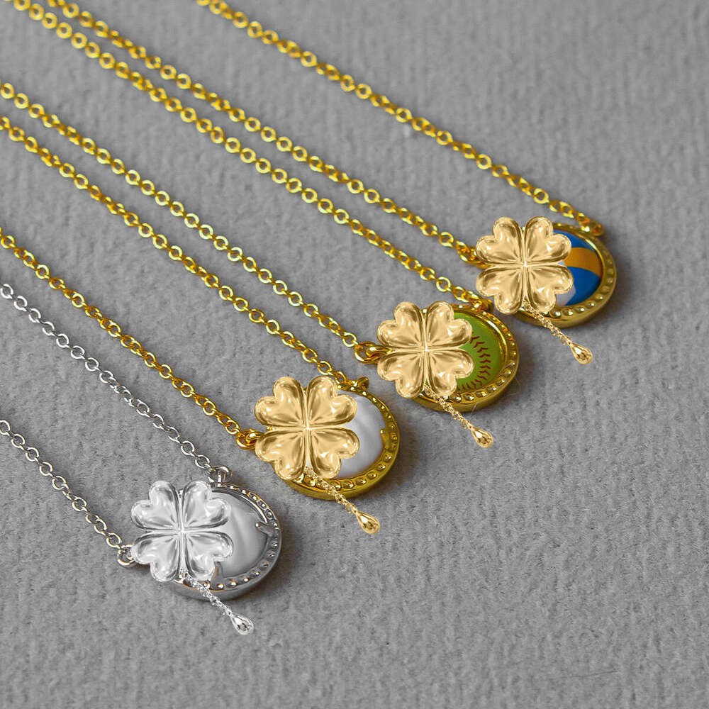 KS Series Volleyball Necklace Cross-Border Unique Personality Light Luxury Niche Versatile Sports Style Tennis Sweater Chain