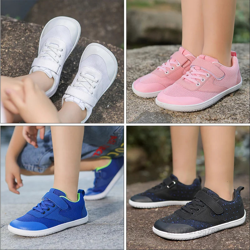 Toddler/Little/Big/Kid Wide Barefoot Shoes 124Boys/Girls Minimalist Sneakers 124Splay Naturally 124Lightweight Girls Boys Sneakers 250403