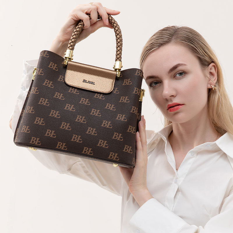 Light Luxury Designer Bag Women's Retro Fashion Large Capacity Tote Commuter Mom Crossbody Shoulder Bag