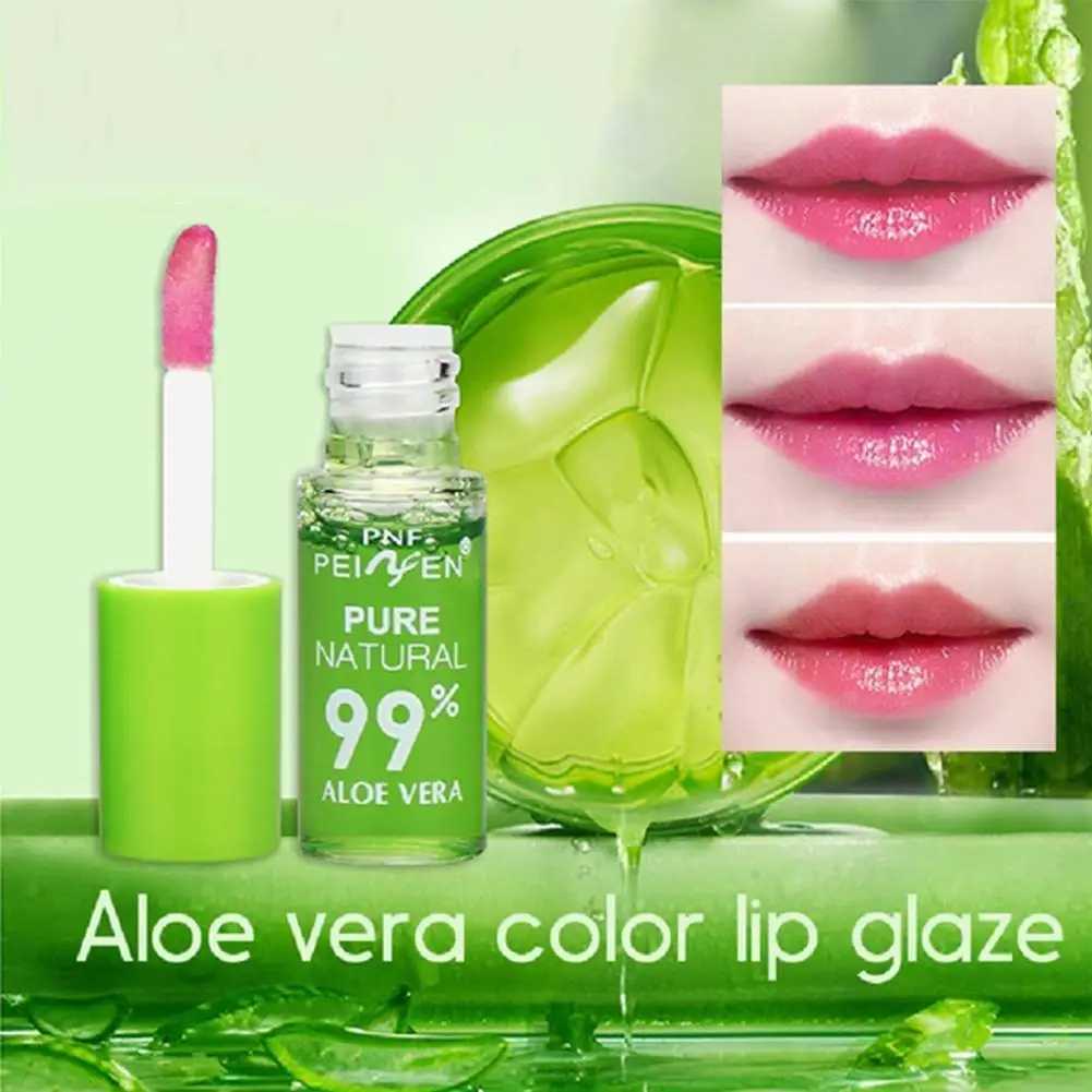 Aloe discoloring lipstick/lip color magic color changing lipstick moisturizing and lasting nourishing lipstick care W250407