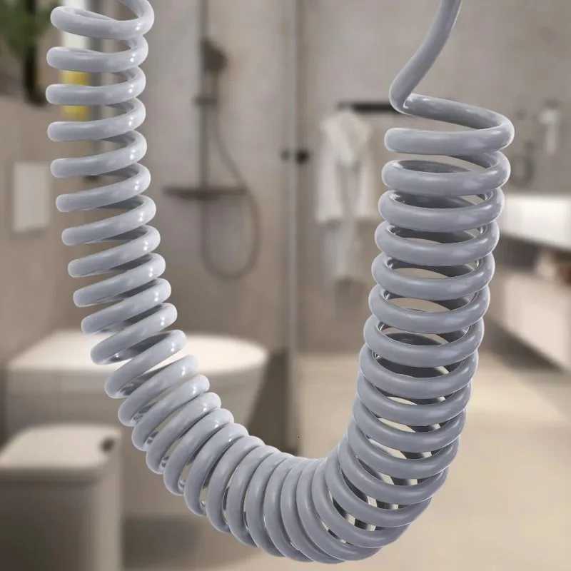 2/3/5 Meters Spring Shower Hose Plastic Telephone Line Shower Hose Water Pipe Tube for Bedro Personal Cleaning and Pet Bathing Y251107