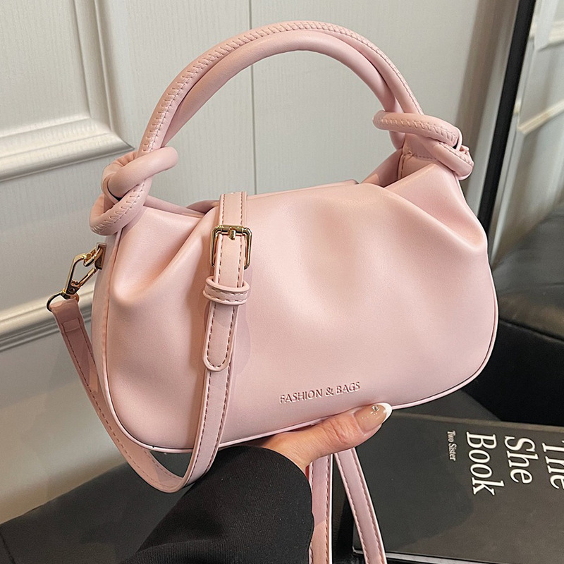 2025S Designer Women S Bag Simple Pleated Small For Women In Spring New Hand Held Bucket Bag High End And Stylish Versatile Temperament Crossbody Bag