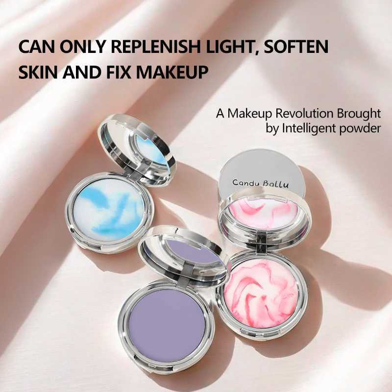 Natural powder cake long-lasting oil control facial base waterproof matte compact loose powder makeupXJ250407