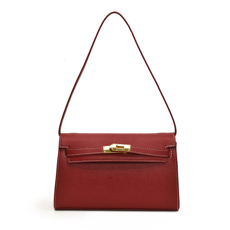 2025S Designer Women S Bag New Crocodile Pattern Single Shoulder Women S Casual Small Square Simple And Stylish Crossbody Bag Hand Held Kelly Bag