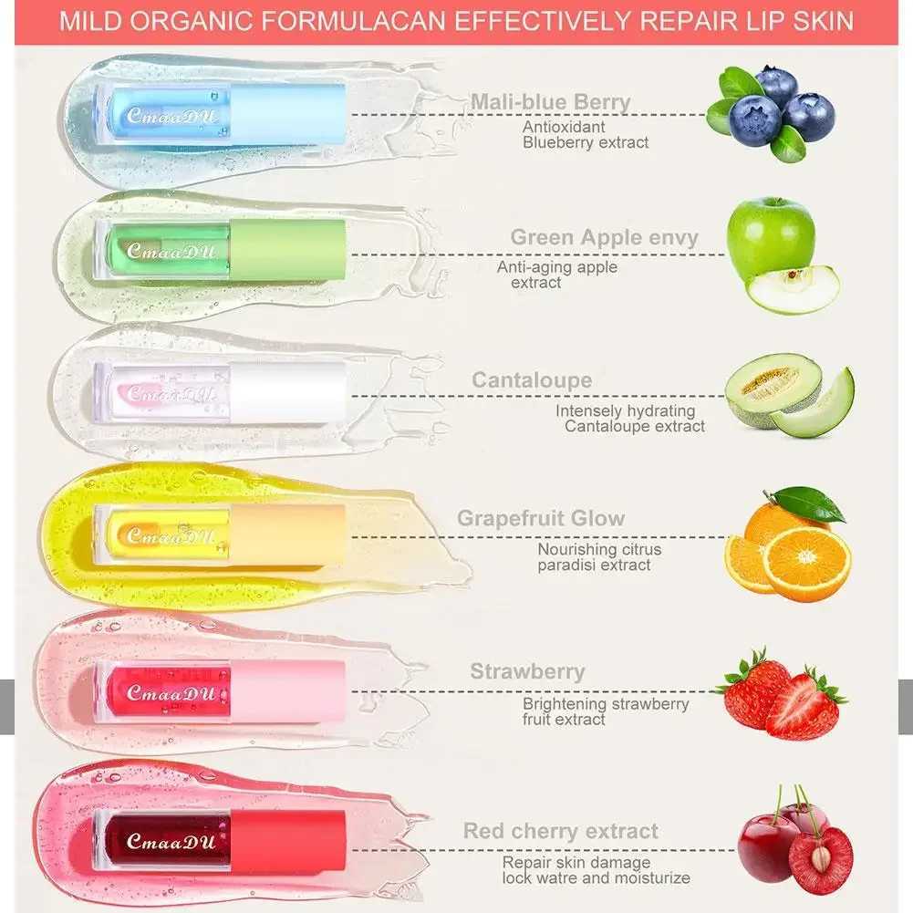 Fruit Flavor Decolorizing lipstick Jelly Magic Color Changing lipstick Girl Moisturizing Nourishing Lasting Lip Color Glacier Care W250407