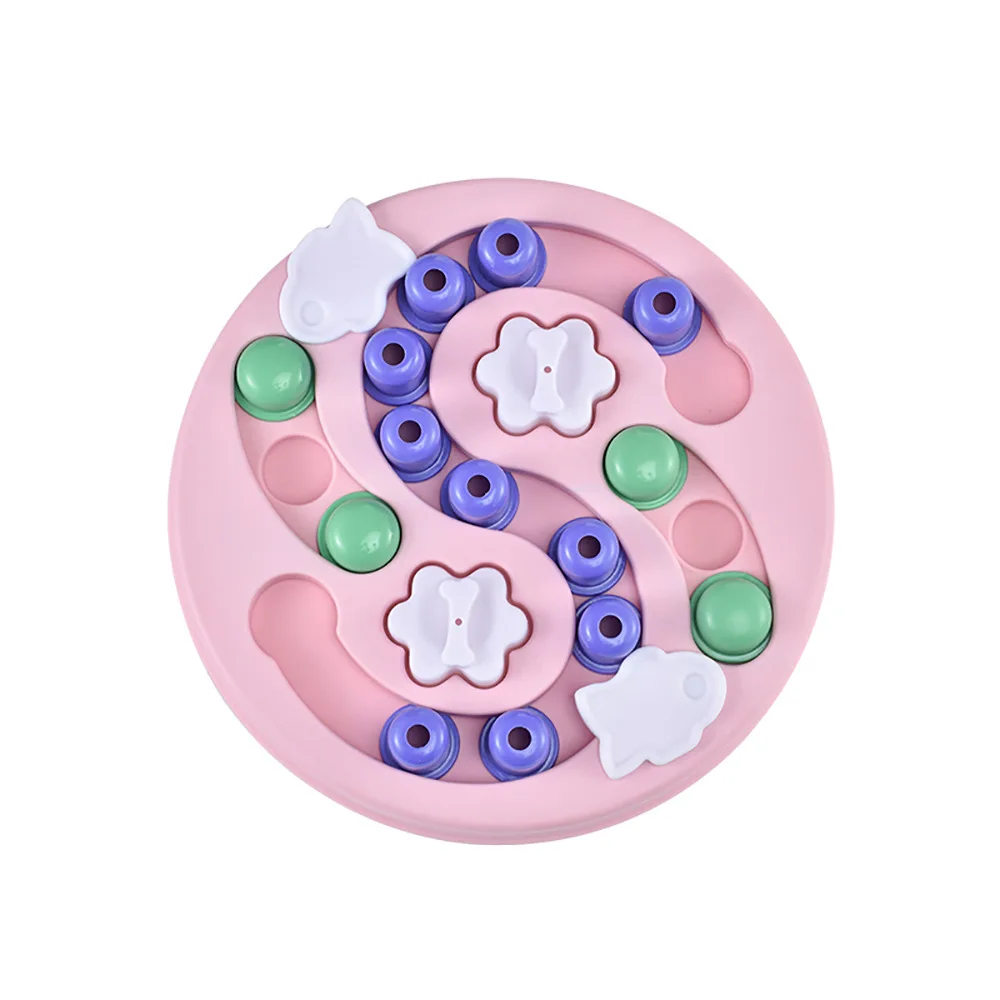 Slow Feeder Interactive Increase Puppy IQ Food Dispenser Slowly Eating NonSlip Bowl Pet Cat Dogs Training Game Dog Puzzle Toys