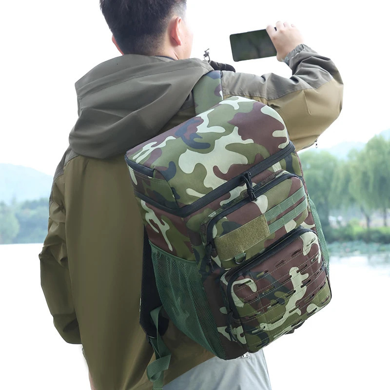 Tactical backpack mens travel bag survival outdoor hiking hunting fishing 30L tactical cooler picnic 250401