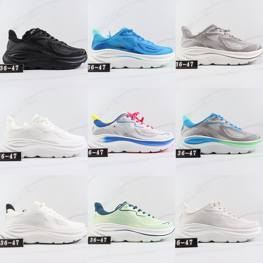 high quality clifton 10 Women Men Running Shoes Designer Sneakers Triple Black White Pink Sand Chalk Violet Sports Sneaker Womens Mens Womens Outdoor Trainers 36-45