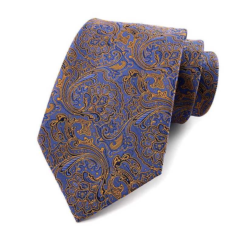 Luxury 8CM Mens Ties Polka Dot Stripes Classic Business Necktie Jacquard Woven Neck ties For Men Gro Wedding Party Neckwear X250407