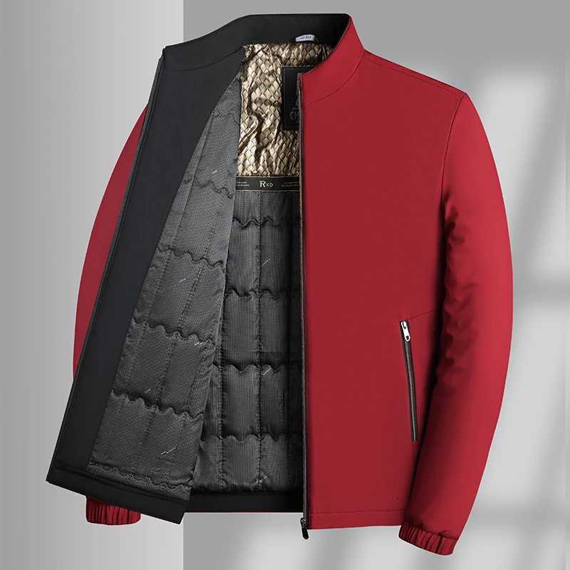 Winter Jacket Men Business Parkas Thick Warm Jackets Stand Collar Autumn Outerwear Coat Fashion Casual Formal Puffer JacketT251107