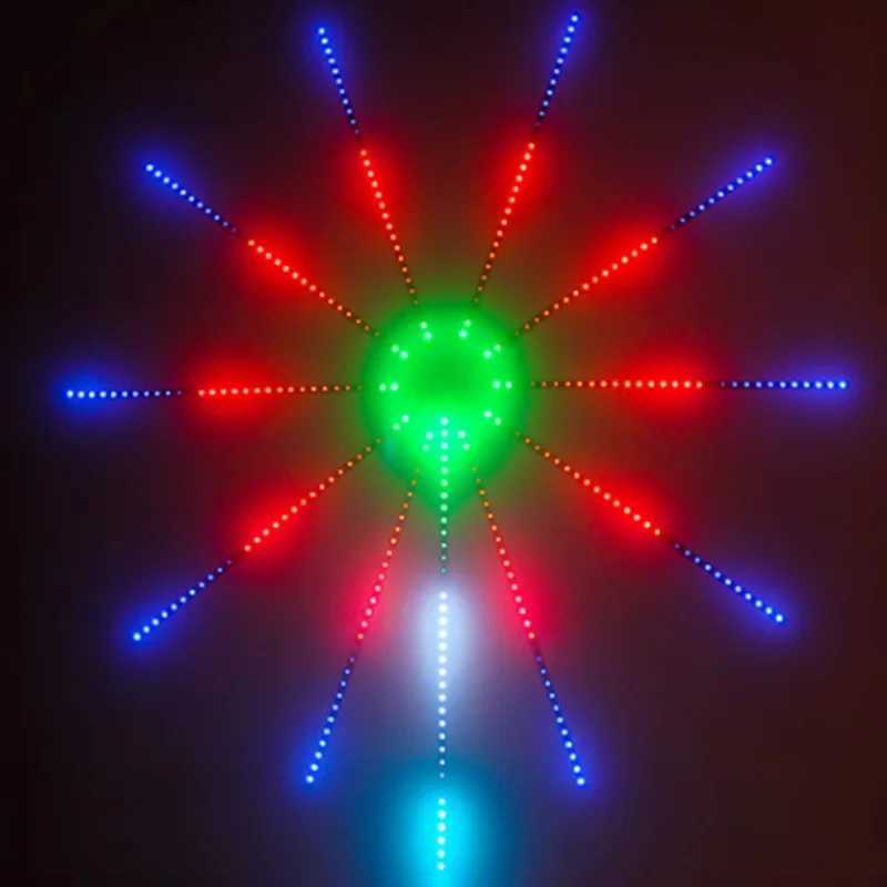 2025 Firework Strip Lights LED Bluetooth APP Control Neon Strip USB 5V Changing Smart Lamp Sync Music Bedroom Decor Dream Light W251107