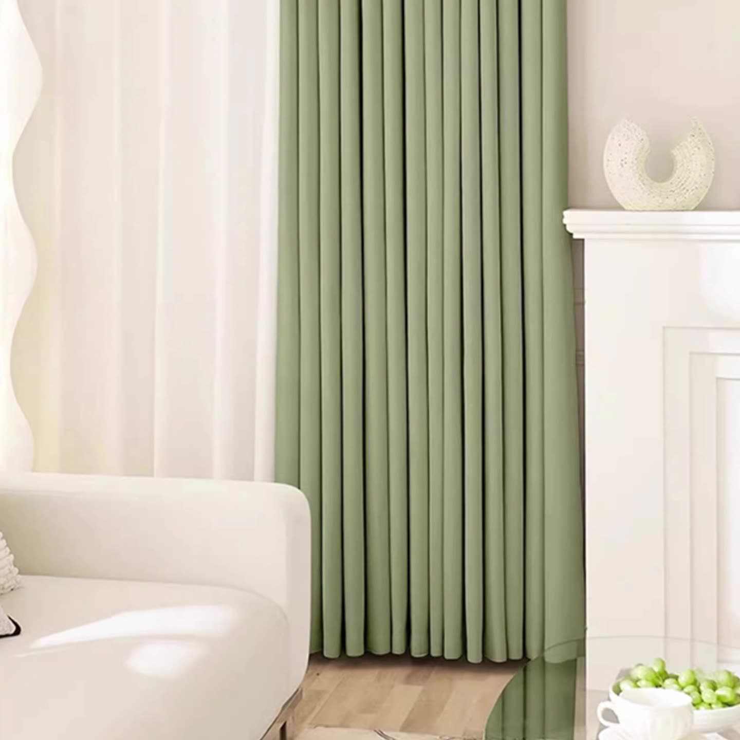 T0340 full blackout chenille maternal and infant grade non-coated glue-free physical full blackout curtains double door width finished curtain