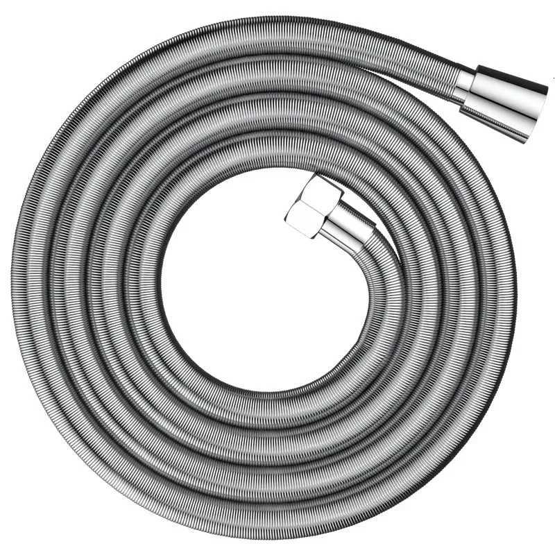 High Quality 15m/ 2m G1/2 Inch Encryption ible Shower Hose Stainless Steel Bathro Water Shower Extension Pipe Y251107