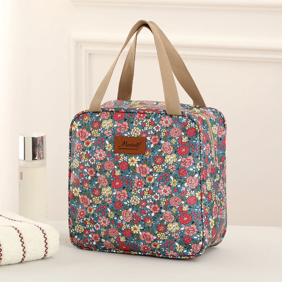 Fashionable large capacity aluminum foil thick handmade lunch bag carry with you daily storage lock fresh box 250401
