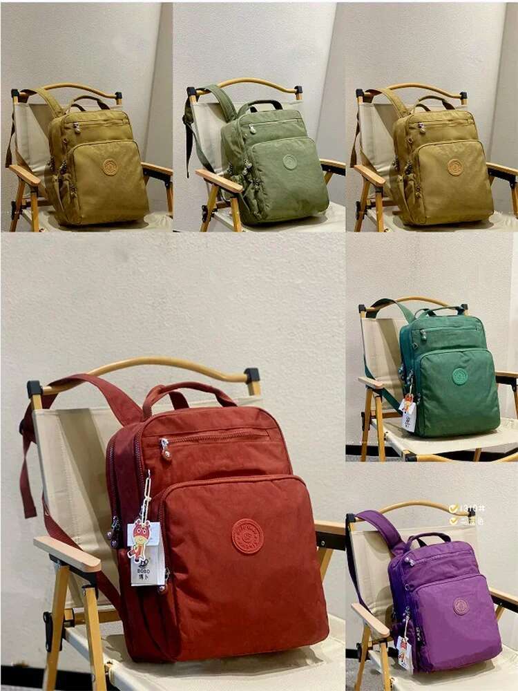 New Fashional High-Capacity Women Nylon Waterproof Casual Man Backpack Lightweight Bags For Lovers Laptop Bagpack