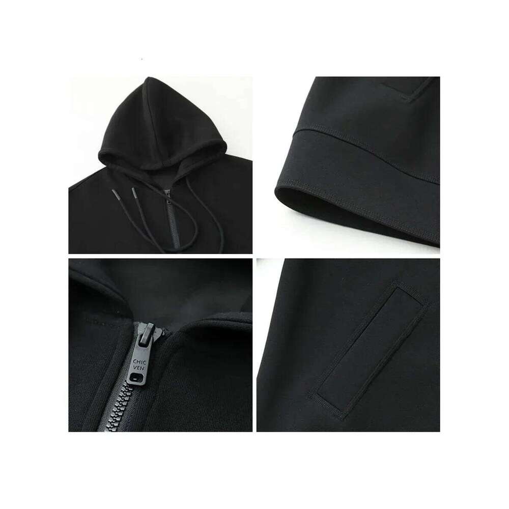 Women Sweatshirts Hoodies Solid Loose Casual Hooded Female Tops Lady Coat Medium Length Overcoat Spring Autumn 2025