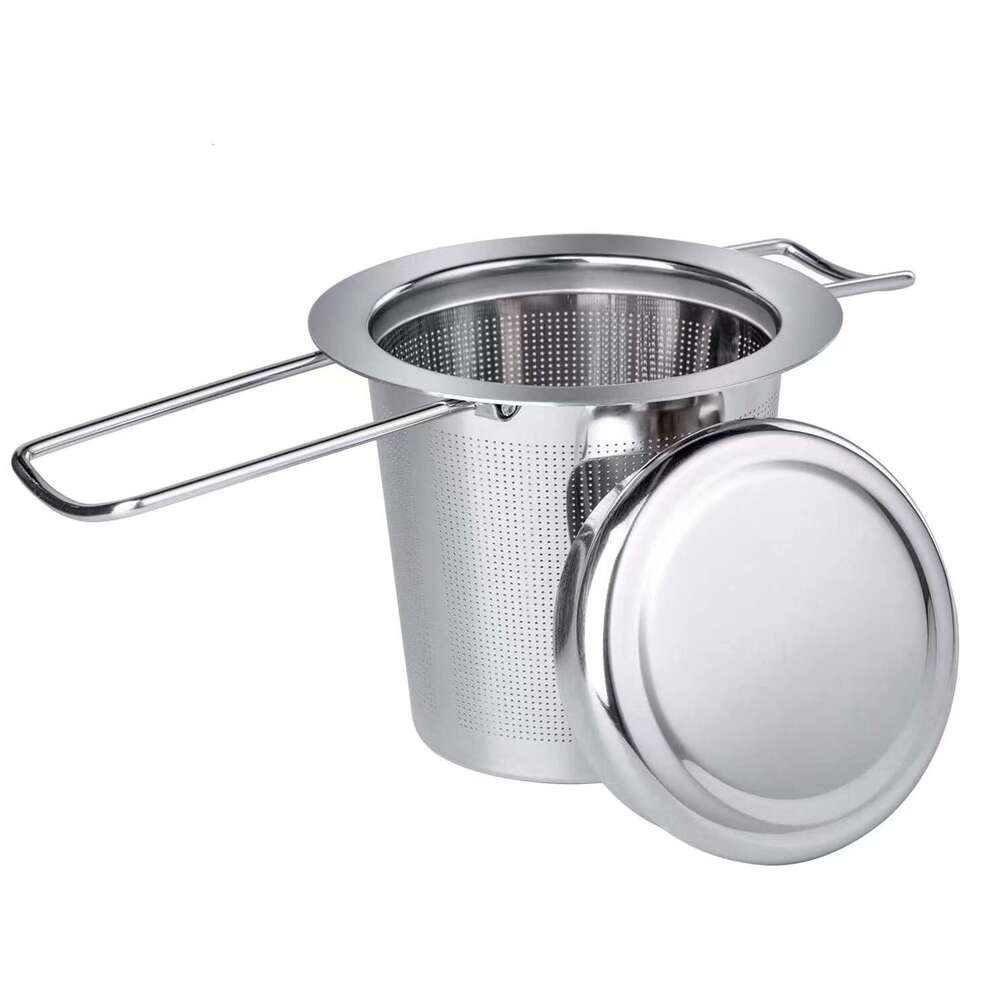 304 Stainless Steel Strainer Folding Double Ear Infuser Accessories Tea Leaf Filter Wholesale