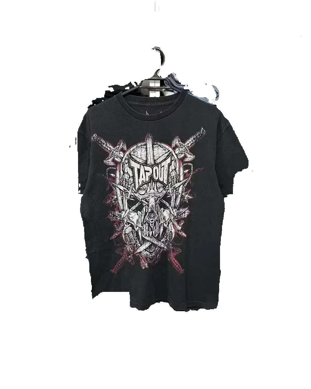 Y2k Pain Hip Hop Skull Graphic New Haruku Oversized Short Sleeve Gothic Clothing Street Wear Men T-Shirt