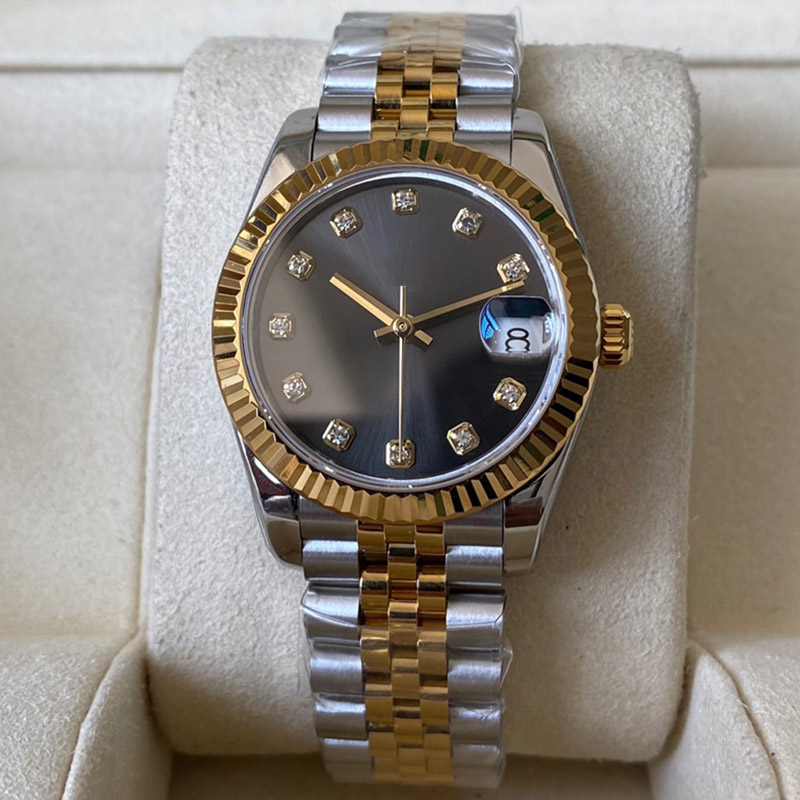 Women Watch Automatic Mechanical Movement Designer Watches 31mm Classic Wristband Business Stainless Steel 904L Waterproof Casual Wristwatch Montre De Luxe Gift