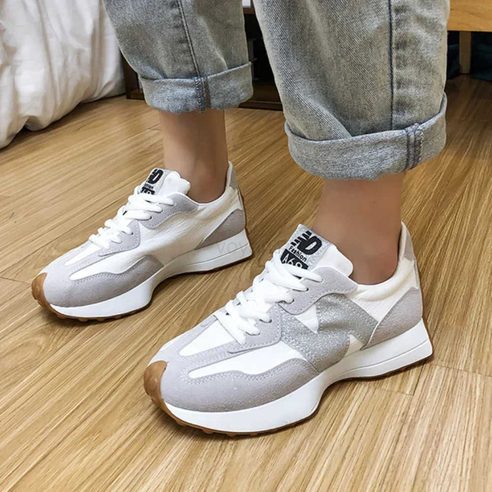 Sneakers Wen Causal Walking Shoes Wan Summer Fi Mesh Breathable Lace Up Sports Platform Shoes for Wen Designer Shoes Z250407