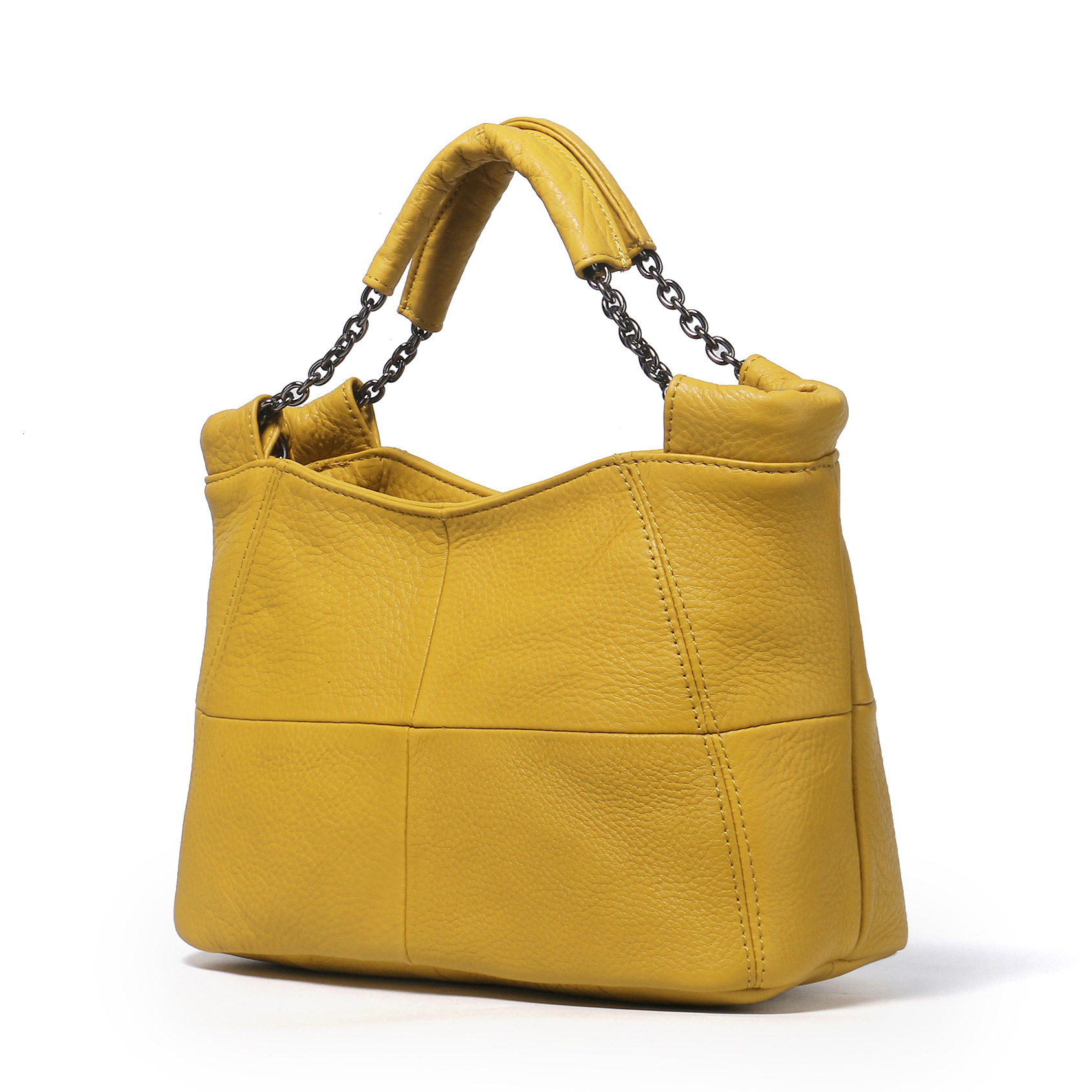 And 2023 New Handheld True Leather Top Layer Cowhide Women's Chain Bag