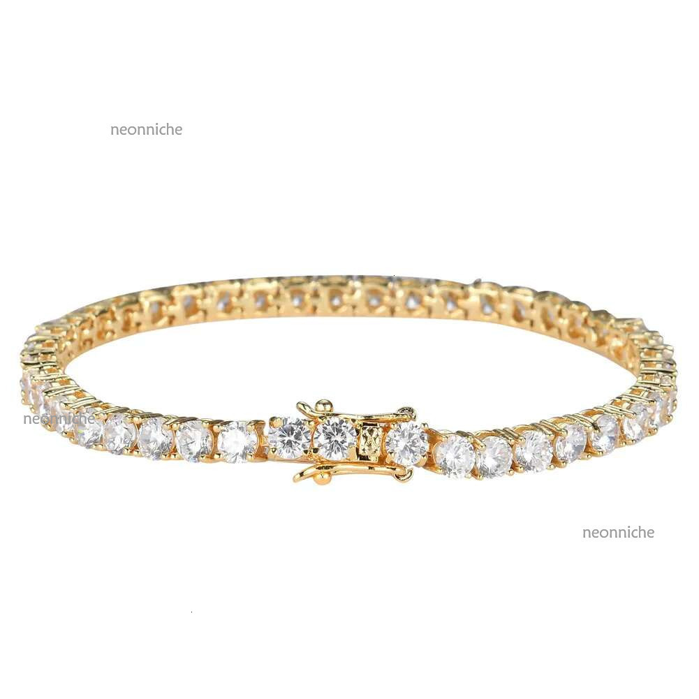 dear moissanite tennis chain 4mm jewelry Cuban k Chain Necklace Sier Moissanite Dia gift