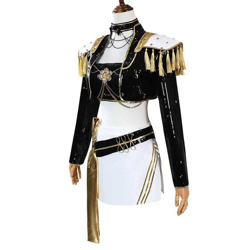 Designer baby 2026 Black Golden Rumi Zoey Mira Kpop Demon Hunters Cosplay Costume Girls Suit Kids Adult Halloween Party Role Playing Outfit Free Shipp