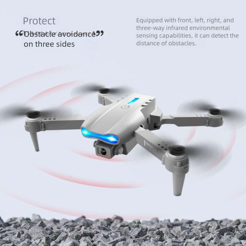 E99pro Aerial Photography 4k HD Dual Camera Obstacle Avoidance Remote Control Aircraft Drone