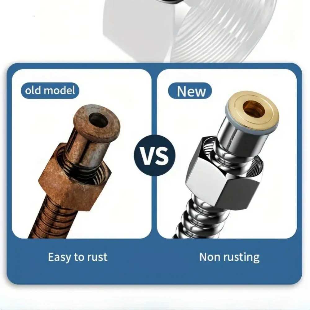 Bath Shower Hose Stainless Steel ible Pipe Shower Pipe Plumbing for Bathro Accessories Y251107