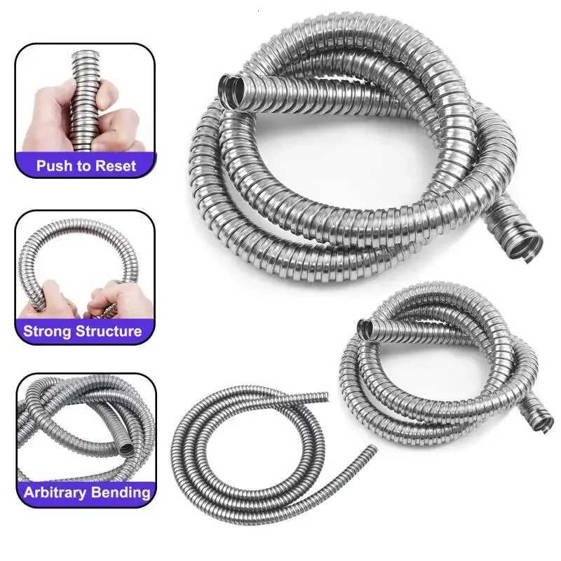 3 Meter 304SS Corrugated ible Conduit Pipe 4-20mm Inner Diameter Cable Protection Sle for Autotive Wiring hinery Y251107