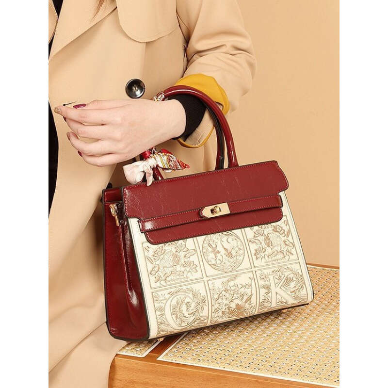 Designer Bag Mother S Day Gift For Mom New Style Elegant Middle Aged Women Large Capacity Crossbody Handbag