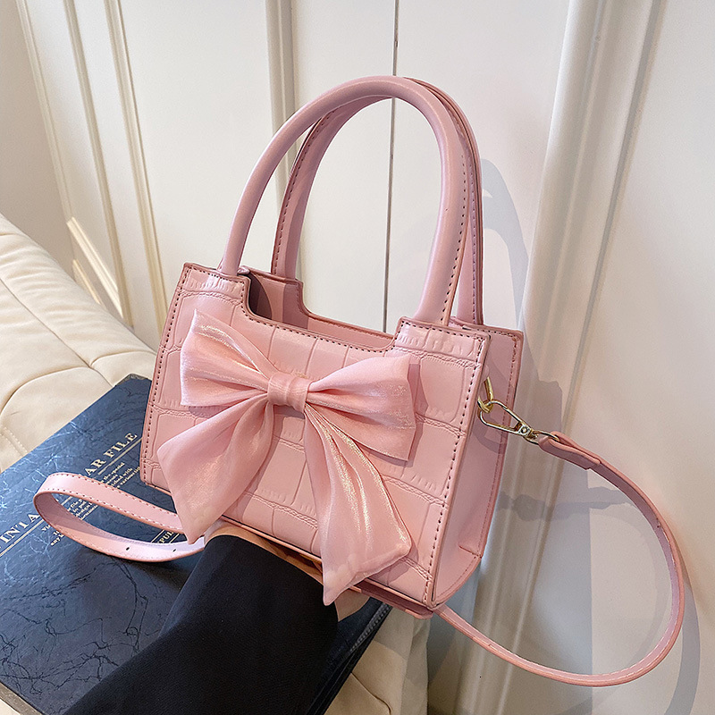 2025S Designer Women S Bag This Year S Popular For Women Autumn New Style Small Square Versatile Fashion Crossbody Bag Bow Handbag