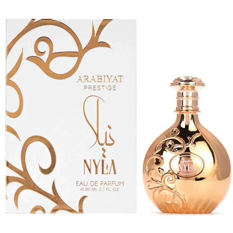 ARABIYAT Nyla Eau De Parfum Spray for Unisex 80ml Arab Perfumes Lasting Wood Pheromones Perfume Cologne Makeup Present C251107