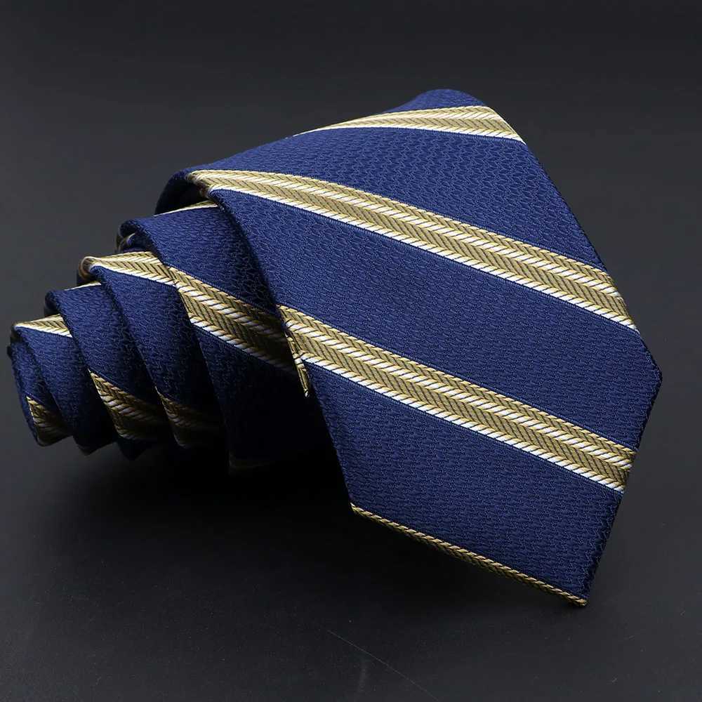 Fashion Mens Classic Stripe Ties Wedding Business Neckties Jacquard Narrow Tie Party Formal Suit Shirt Gravatas Accessory Gift X250407