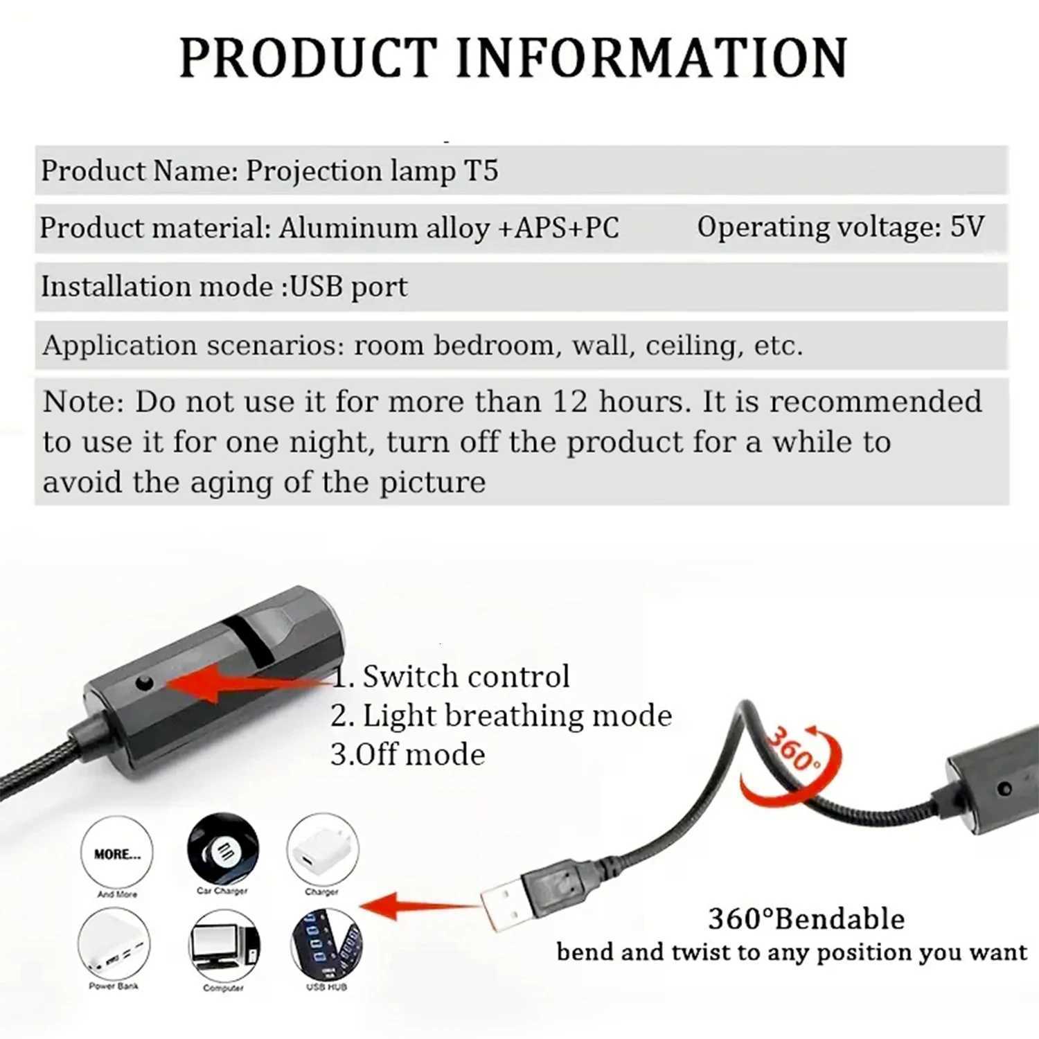 Christmas tree projection light W251107