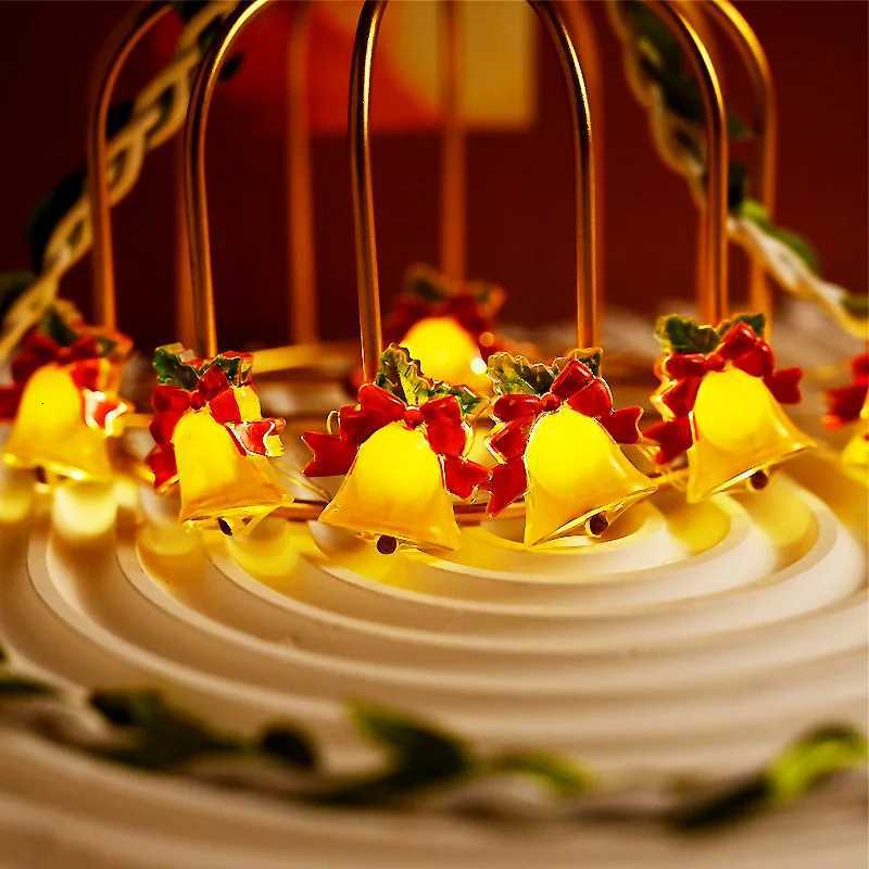 50/20 LED Bell Light String USB Plug Fairy Light Room Accessories Living Room Bedroom Decor Xmas Tree Wedding Party Garland W251107