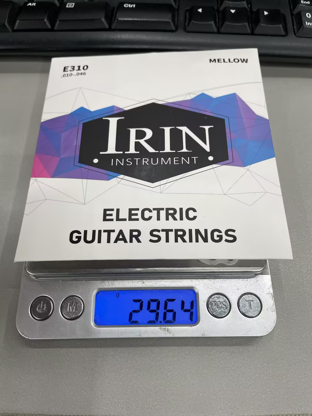 Durable IRIN E310 Electric Guitar Strings: Premium Nickel-Coated Steel Wire Gauge for Longevity
