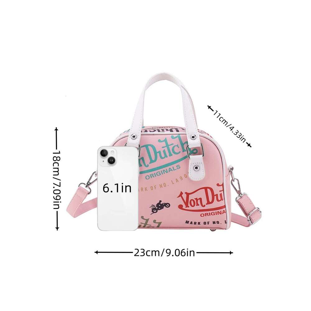 print Fashionable letter ladies handbag shoulder bag