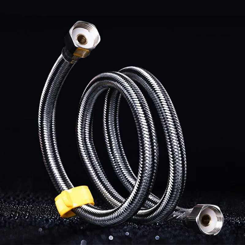 Stainless Steel Hot And Cold High Pressure Explosion-Proof Braided Hose Water Pipe Kitchen Bathro Faucet Water Heater Toilet Y251107