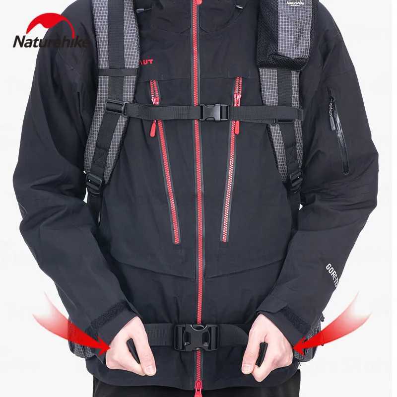 Naturehike Rock Series Camping Backpack 60 5L Large Capacity Travel Outdoor Bags 40 5L Ultralight Waterproof Hiking Backpack H260530