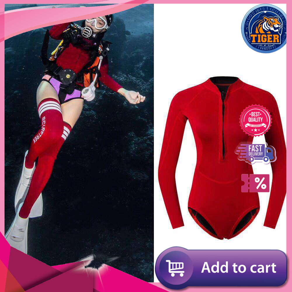 Ddmytiger Mm Wet One Piece Swimsuit Surfing Snorkeling Deep Diving Sun Protection And Warmth Jellyfish Suit Material Bikini H