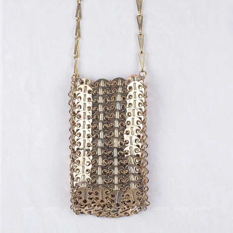 Metal Sequins Chain Woven Hollow Evening Women Bags Designer Handbag Clutch Female Travel Holiday Shoulder Bag