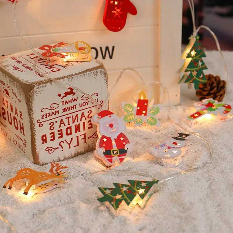 Christmas Light String Decorative LED String Lights For Indoor Christmas Tree Cute Festival Parties Lighting Winter Holiday W251107