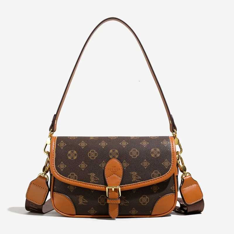 High-Quality Leather Crossbody Bag For Ladies - Elegant Shoulder Handbag With Removable Strap Perfect Gift For Fashion WomenW251107