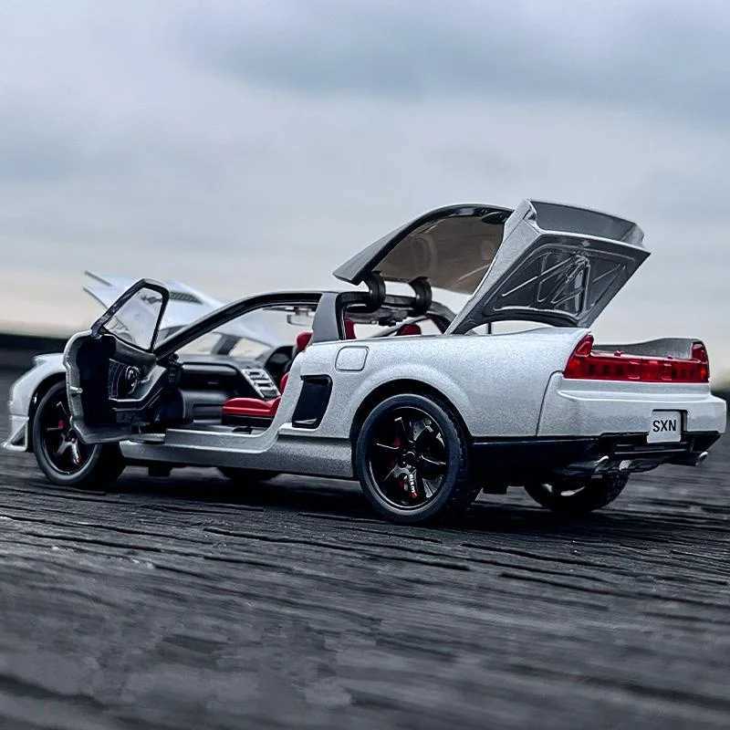 1 32 Honda Acura NSX NA1 alloy sports car model die-casting and toy car metal racing car model simulation sound light childrens giftXJ250407